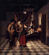 Paying the Hostess Pieter de Hooch